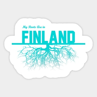 My Roots Are in Finland Sticker